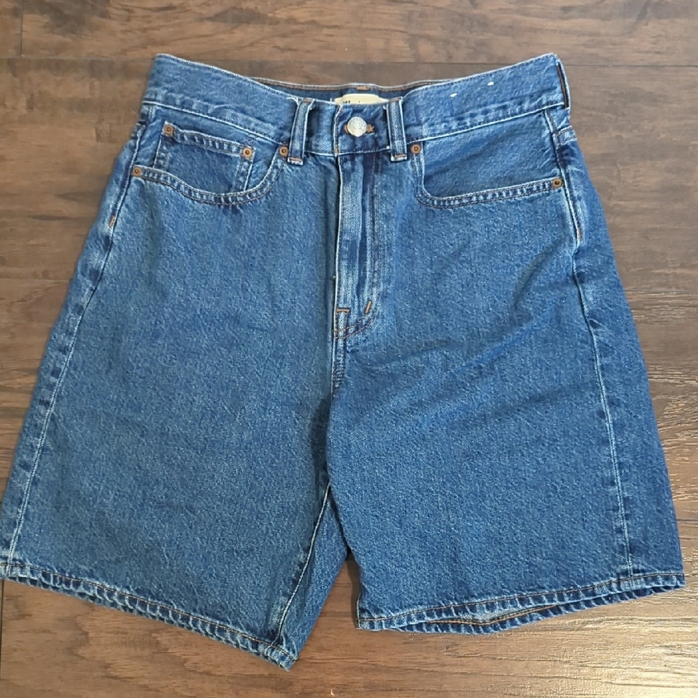 Blue Denim Shorts